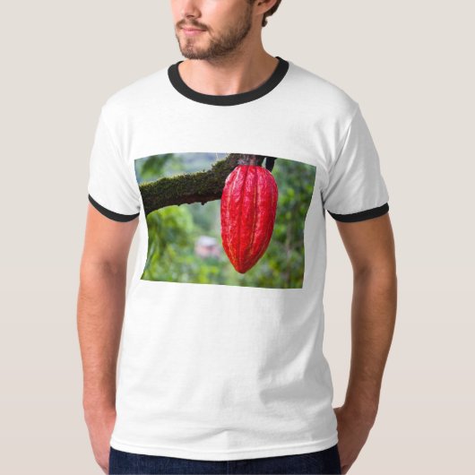 cocoa peul rood t-shirt (Voorkant)