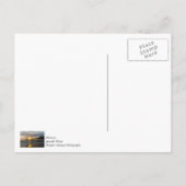 Cocoa Pier 1e zonsopgang 2017 Briefkaart (Achterkant)