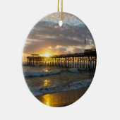 Cocoa Pier 1st Sunrise 2017 Keramisch Ornament (Rechts)