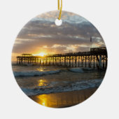 Cocoa Pier 1st Sunrise 2017 Keramisch Ornament (Voorkant)