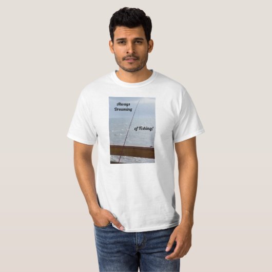 Cocoa Pier Vist altijd dromen T-shirt (Voorkant volledig)