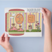 Cocoa, Thee, Cider Pakket Zusters, Feest, Vrienden Flyer (Hand)