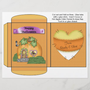 Cocoa, Thee, Cider Zakje Halloween Herfst Favoriet Flyer