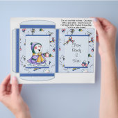 Cocoa, Thee, Cider Zakjes Winter Kerst Favorieten Flyer (Hand)