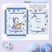 Cocoa, Thee, Cider Zakjes Winter Kerst Favorieten Flyer (Enkel)