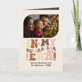 Cocoa Truffle Fun Retro Christmas Photos Feestdagen Kaart