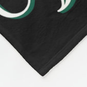 Cocoa Vibes Met Suikerstok Grappige Kerstvakantie Fleece Deken (Hoek)