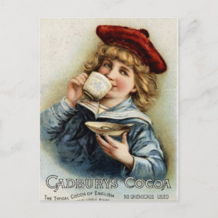 Cocoa vintage poster briefkaart