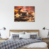 COCOA - WARME CHOCOLADE CANVAS AFDRUK (Insitu (Slaapkamer))