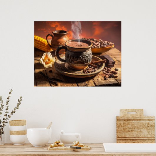 COCOA - WARME CHOCOLADE POSTER (Keuken)