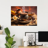 COCOA - WARME CHOCOLADE POSTER (Thuiskantoor)