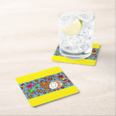 Cocoanut Tropical Sorbet luchtverfrisser Kartonnen Onderzetters (Insitu)