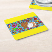 Cocoanut Tropical Sorbet luchtverfrisser Kartonnen Onderzetters (Schuin)