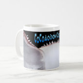 CoCoaodon Carcharias Shark Mok - Blauw (Voorkant links)