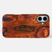 Cocobolo (hout) Afwerking iPhone 5 hoesje (Achterkant (horizontaal))