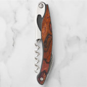 Cocobolo (hout) faux Finish Kurkentrekker (Voorkant)