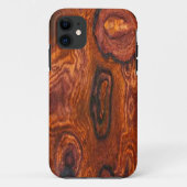 Cocobolo (hout) Finish iPhone 5 hoesje (Achterkant)