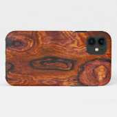 Cocobolo (hout) Finish iPhone 5 hoesje (Achterkant (horizontaal))