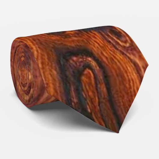 Cocobolo Hout Stropdas (Opgerold)