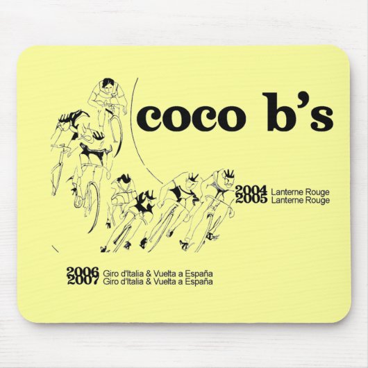 CocoB's Le Tour Mousepad Muismat (Voorkant)