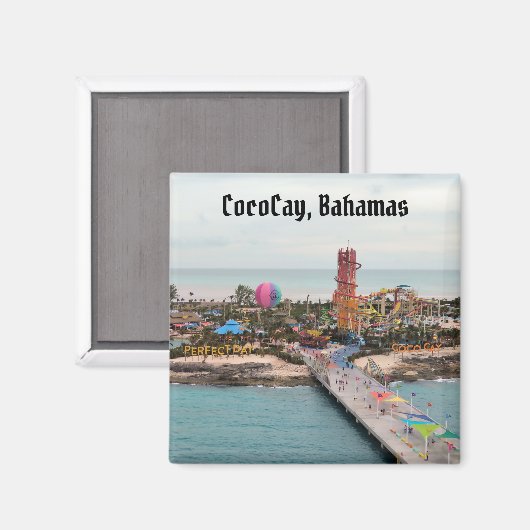 CocoCay Bahamas magnet (Voorkant / Achterkant)