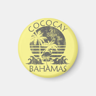 CocoCay Bahamas Magnet Vakantie Cruise Retro Beach