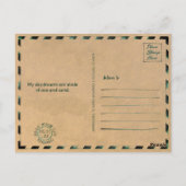 CocoCay Bahamas Retro Flamingo Souvenir jaren 1950 Briefkaart (Achterkant)