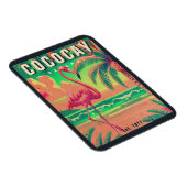 CocoCay Bahamas Retro Flamingo Souvenir jaren 1950 Magneet (Rechterzijde)