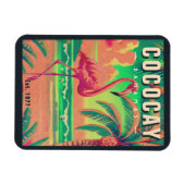 CocoCay Bahamas Retro Flamingo Souvenir jaren 1950 Magneet (Horizontaal)