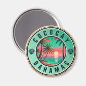 CocoCay Bahamas Retro Travel Souvenir jaren 1950 Magneet (Voorkant / Achterkant)
