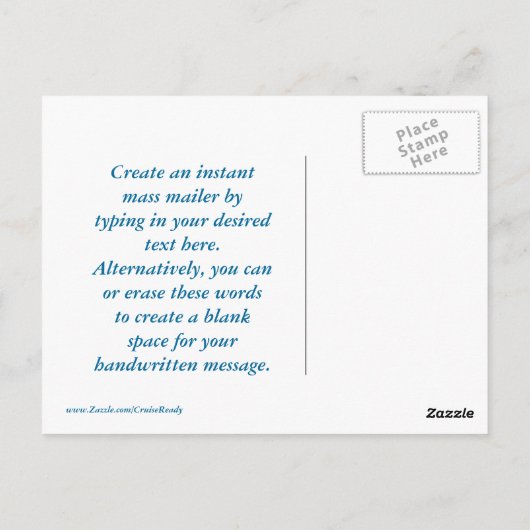 CocoCay Briefkaart (Achterkant)