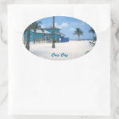 CocoCay Ovale Sticker (Tas)
