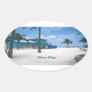 CocoCay Ovale Sticker