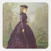 Cocodette, 1867 vierkante sticker (Voorkant)