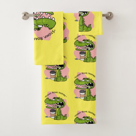 cocodrille bad handdoek (Insitu)