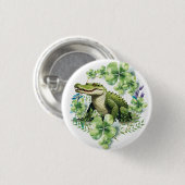 cocodrille  ronde button 3,2 cm (Voorkant /achterkant)