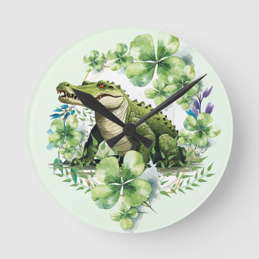 cocodrille  ronde klok (Voorkant)