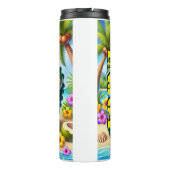 COCODRILLO MET KOKOSWATER THERMOSBEKER (Achterkant)