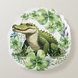 cocodrillo rond kussen