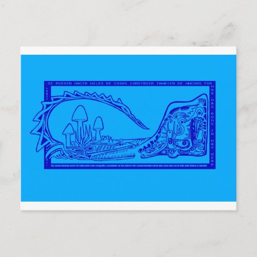 cocodrilo briefkaart (Voorkant)