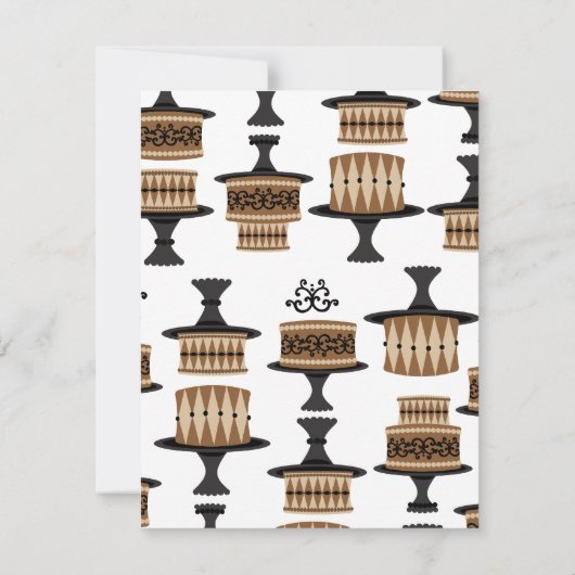 Cocolate Cakes Kaart (Achterkant)