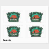 Coconino National Forest Camping Rechthoekige Sticker (Vel)