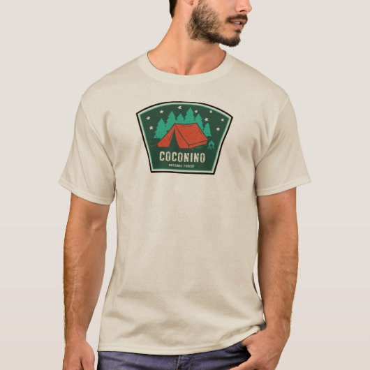Coconino National Forest Kamperen T-shirt (Voorkant)