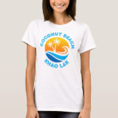 COCONUT BEACH-KHAO LAK T-SHIRT (Voorkant)