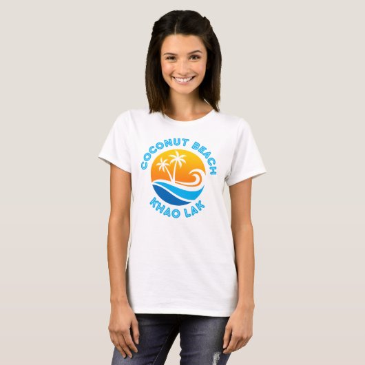 COCONUT BEACH-KHAO LAK T-SHIRT (Voorkant volledig)