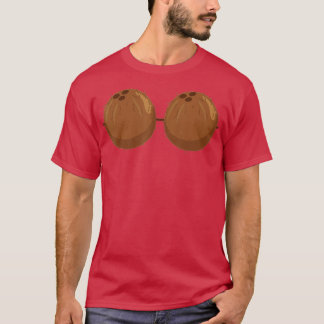Coconut Bra Funny Bra Tropisch Bra Coconut Biki T-shirt