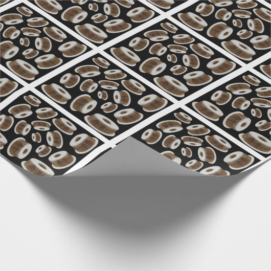 Coconut cake patroon cadeaupapier (Hoek)