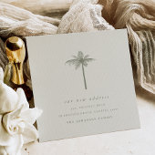 Coconut Coconut Palm Verandering van adres Verplaa Aankondiging