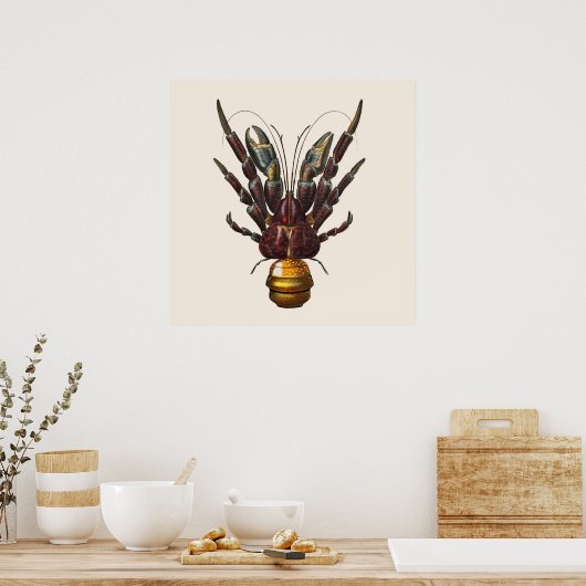 Coconut Crab Poster (Keuken)
