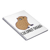 Coconut Doggo Capybara Cute Meme Kawaii Baby Notitieboek (Rechterzijde)